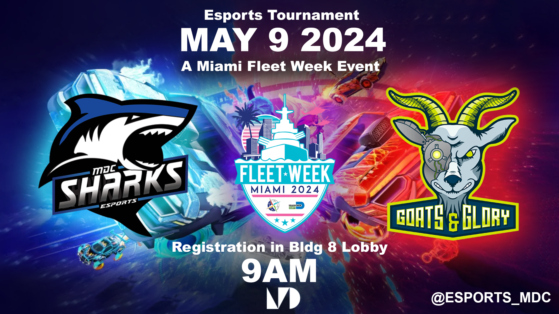 An Epic Esports Tournament – MDC SHARKS vs US NAVY GOATS & GLORY